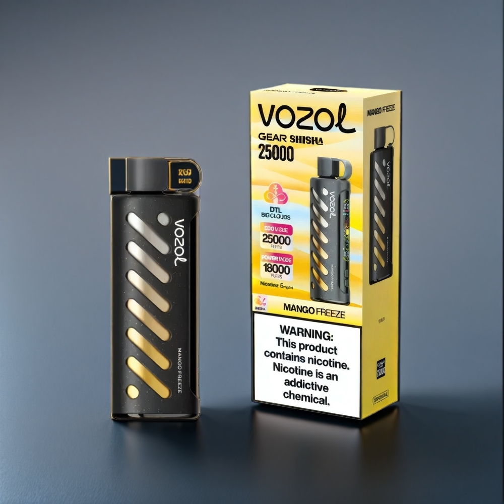 Vozol Gear Shisha 25000 Puffs Vape Mango Freeze New Zealand Wholesale