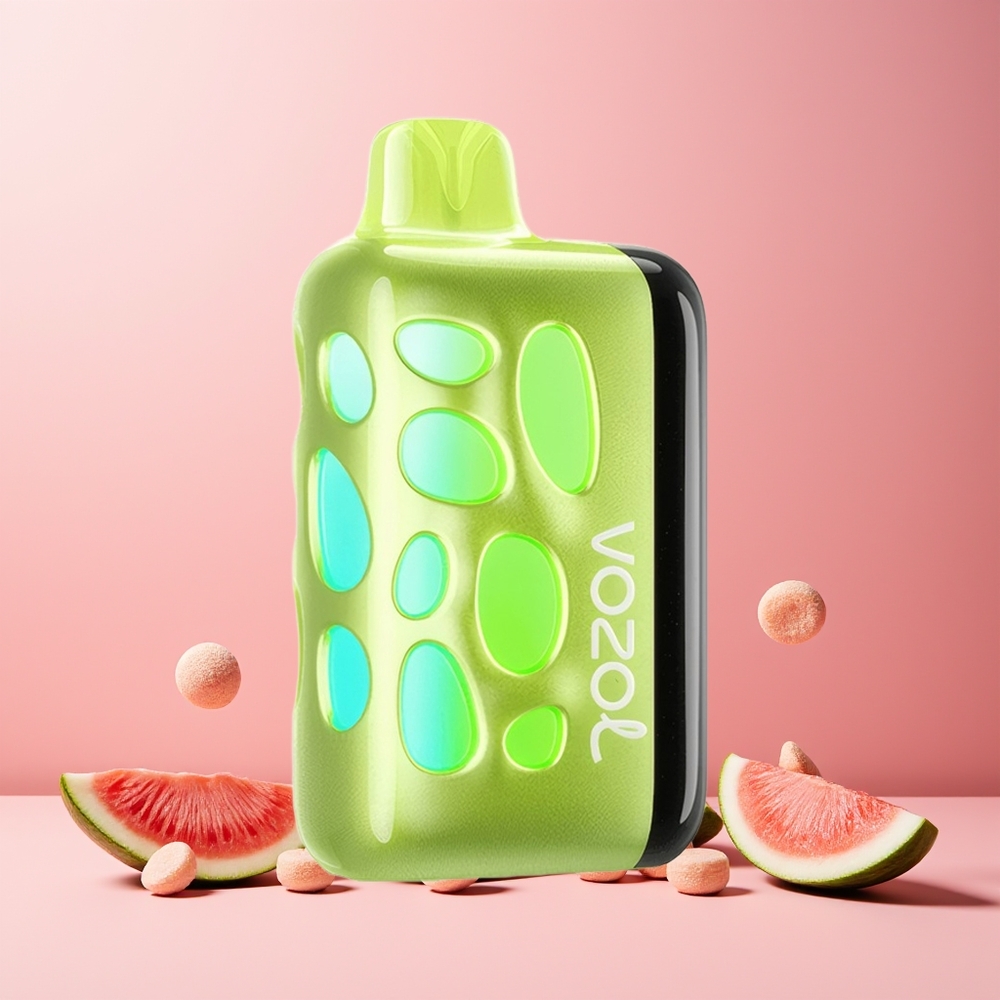VOZOL RAVE 40000 Disposable Vape New Zealand Wholesale 270° Glow 80% Fast Charge 1000mAh Watermelon Bubblegum