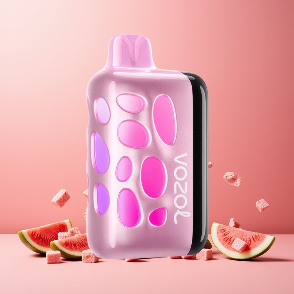 VOZOL RAVE 40000 Disposable Vape New Zealand Wholesale Watermelon Ice 270° Glow 80% Fast Charge 1000mAh