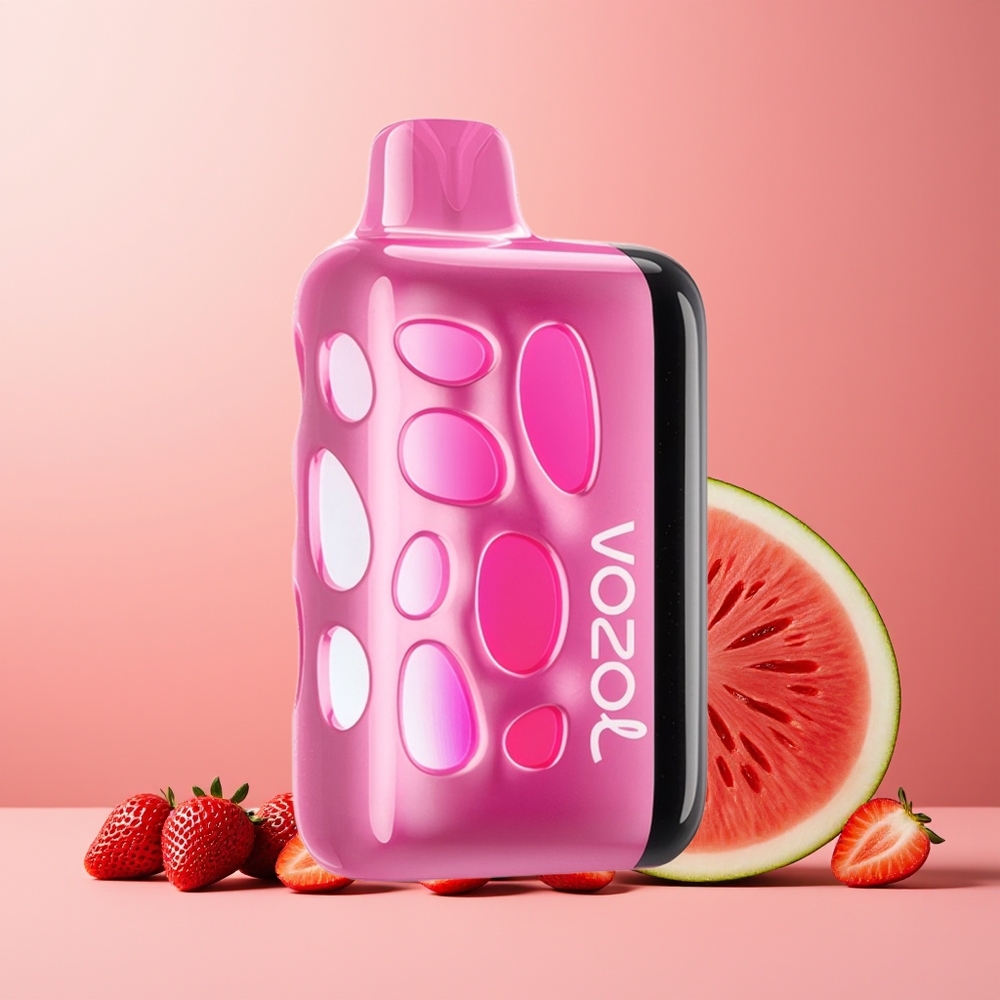 VOZOL RAVE 40000 Disposable Vape Strawberry Watermelon New Zealand Wholesale 270° Glow Beat-Synced 80% Fast Charge 20/50mg