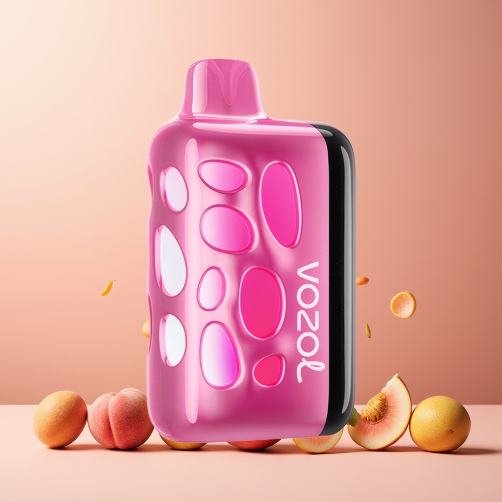 VOZOL RAVE 40000 Disposable Vape Strawmelon Peach New Zealand Wholesale – 270° Glow, Beat-Synced Party, 80% in 20 Mins, 1000mAh