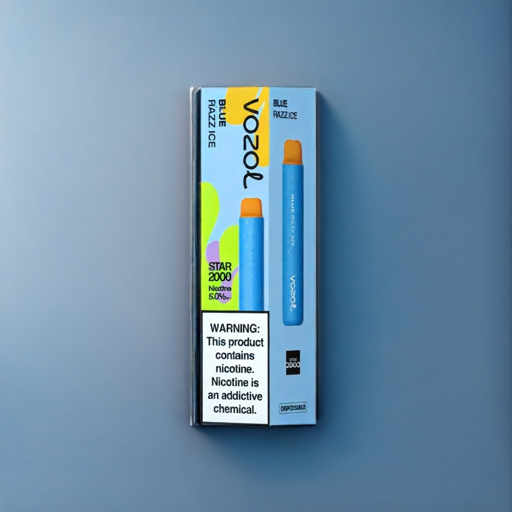 Vozol Star New Zealand Wholesale 20000 Puffs Blue Razz Ice Vape