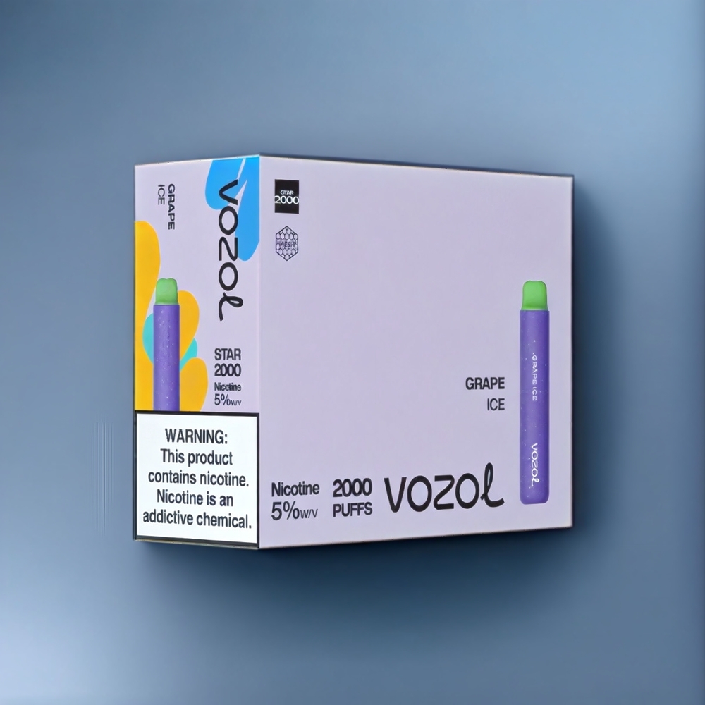 Vozol Star New Zealand Wholesale Grape Ice 20000 Puffs