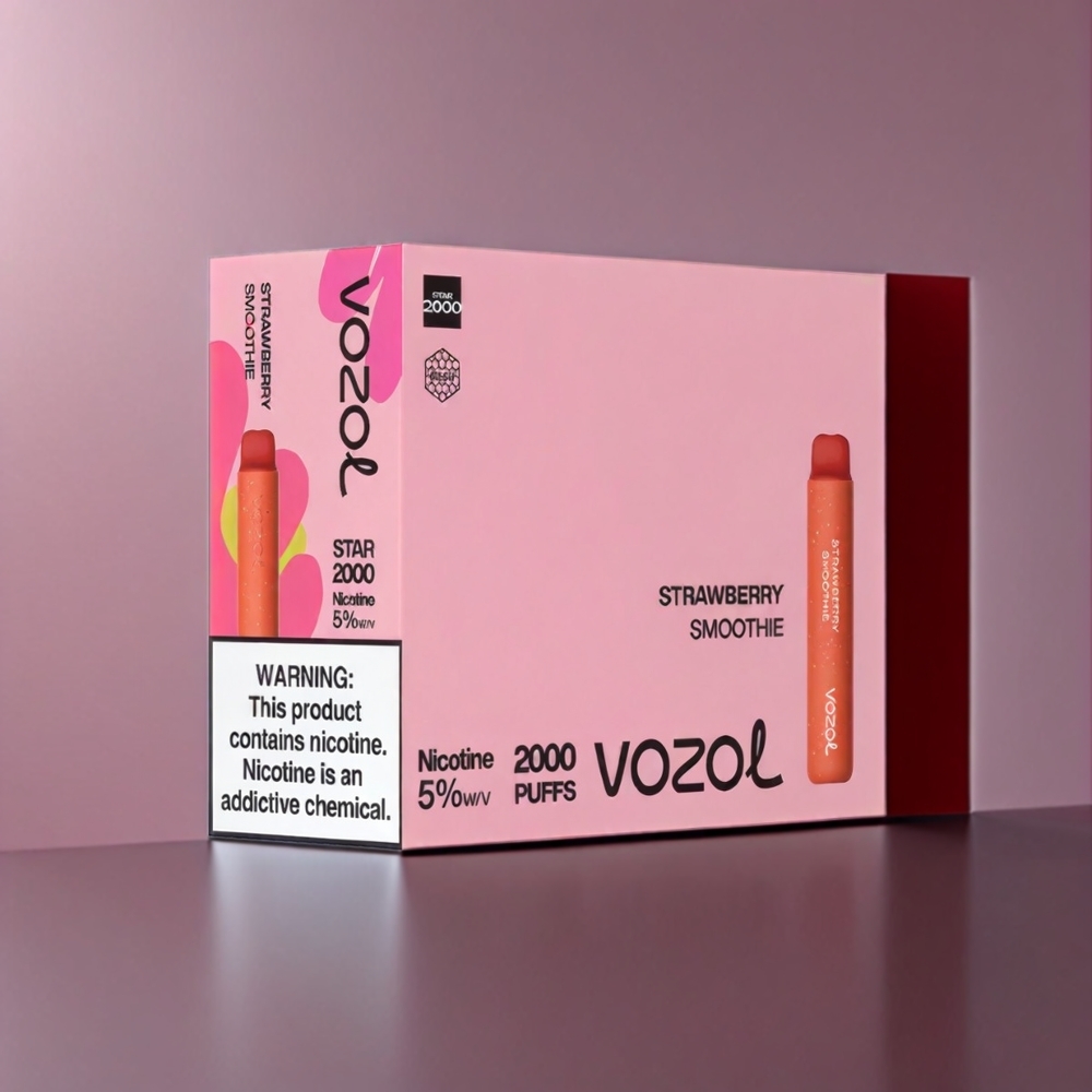 Vozol Star New Zealand Wholesale Strawberry Smoothie 20000 Puffs