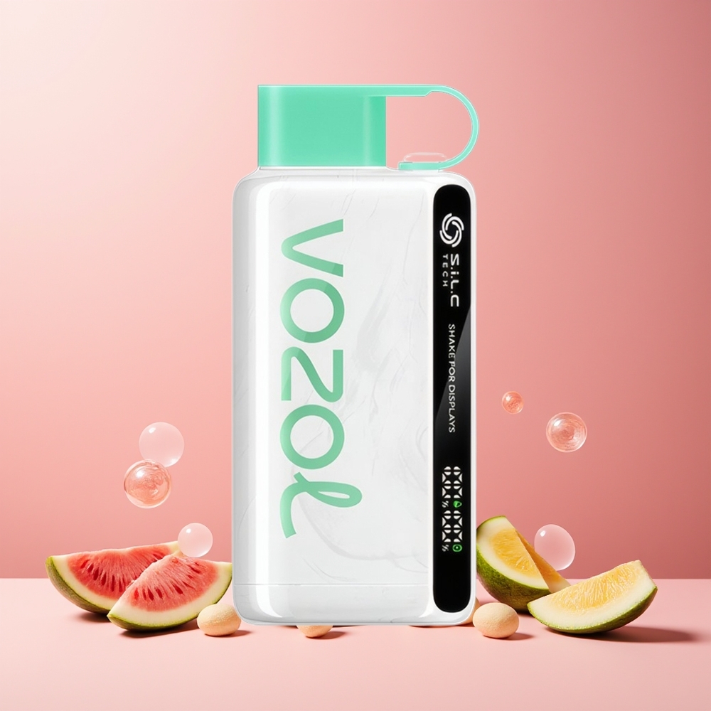 VOZOL STAR 9000/12000 Disposable Vape New Zealand Wholesale Watermelon Bubble Gum with 650mAh Battery, 30% Faster Charge, S.i.L.C TECH, UP TO 9000/12000 Puffs