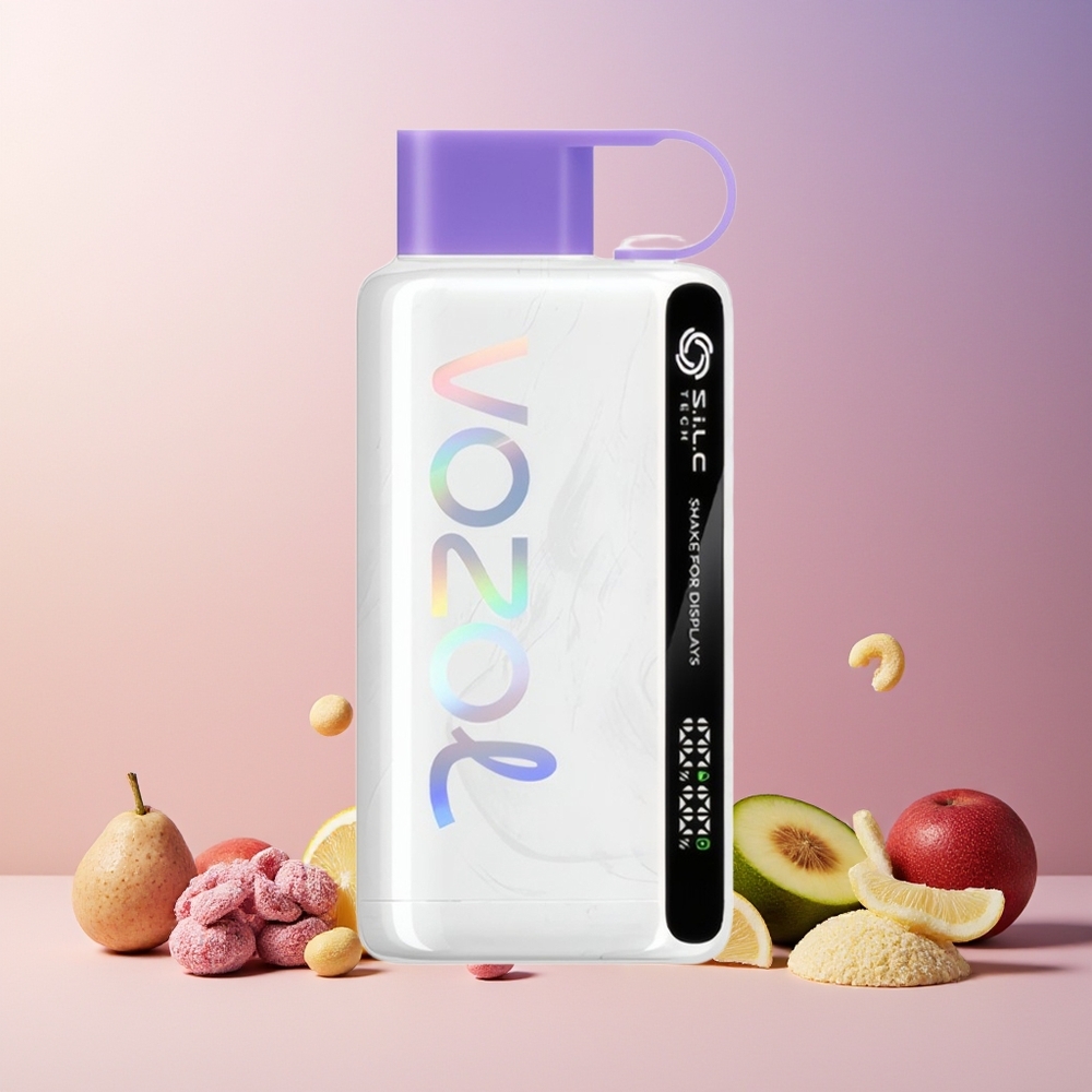VOZOL STAR 9000/12000 Disposable Vape Rainbow Candy New Zealand Wholesale w/ Shake Display, 650mAh, Recycled Plastic