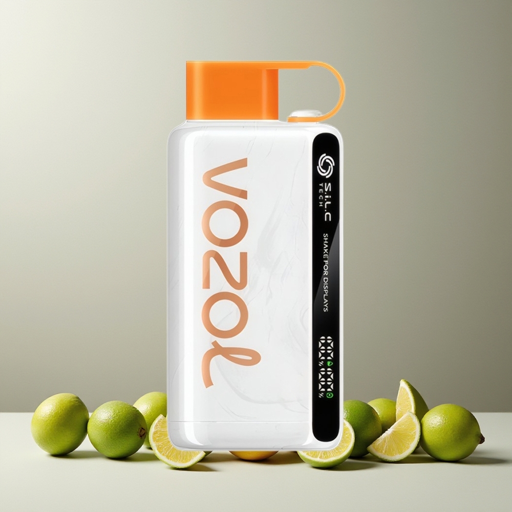 VOZOL STAR 9000/12000 New Zealand Wholesale Disposable Vape Lemon Lime 650mAh 50mg Shake Display S.i.L.C TECH Mouthpiece Protection