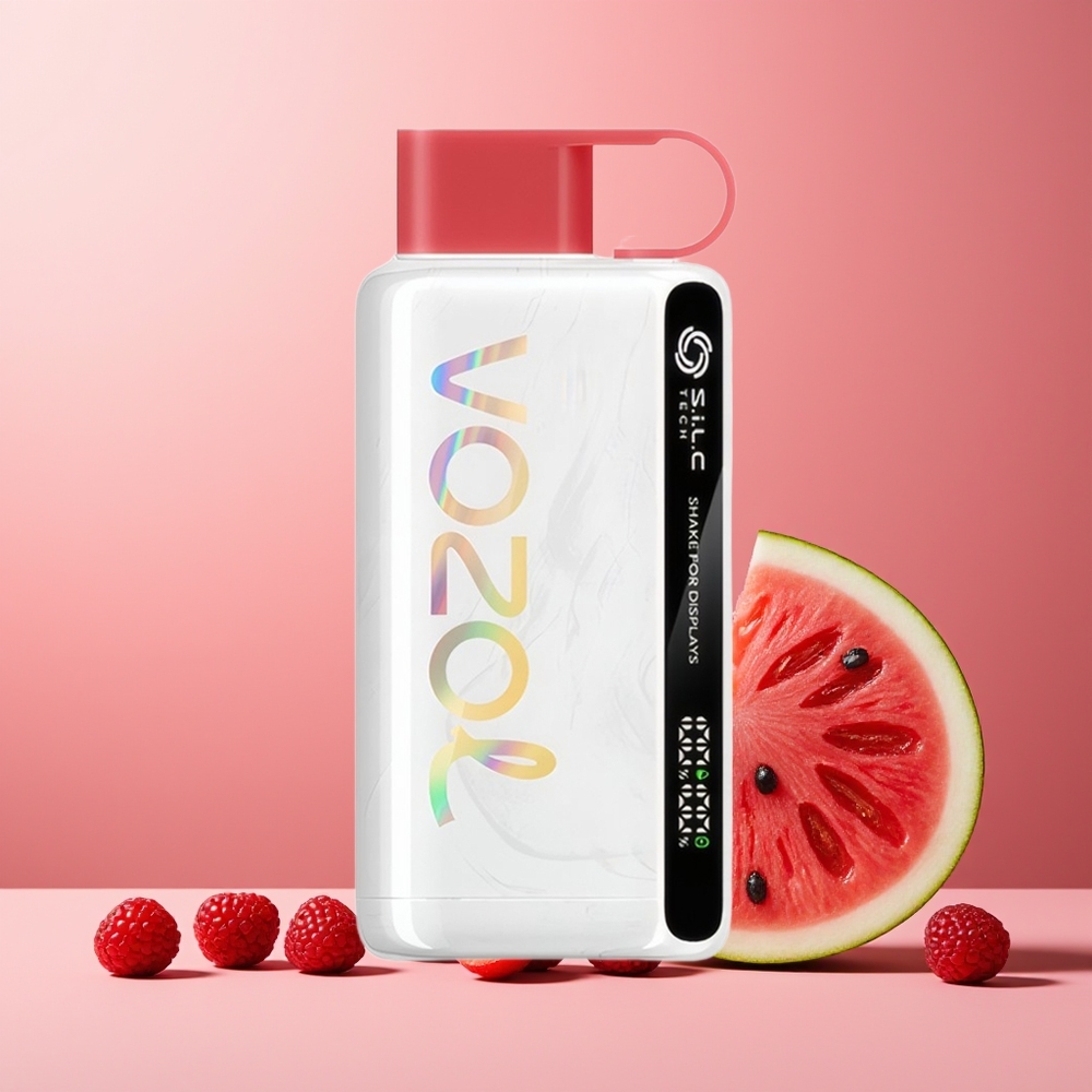 VOZOL STAR 9000/12000 New Zealand Wholesale Disposable Vape Raspberry Watermelon with 650mAh Battery & 30% Faster Charge