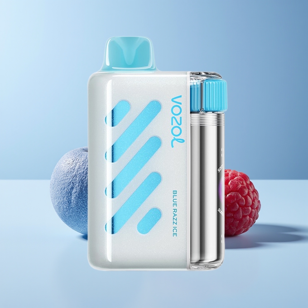 VOZOL VISTA 40000 Puffs New Zealand Wholesale MTL Rechargeable Vape with Mesh Coil & Quick Charge Blue Razz Ice